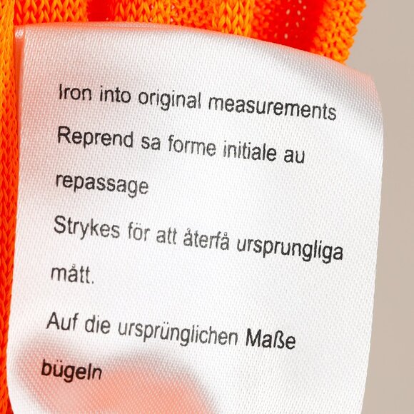 Hope Shape Orange Ribbed Turtleneck Sweater - Picture 11 of 11